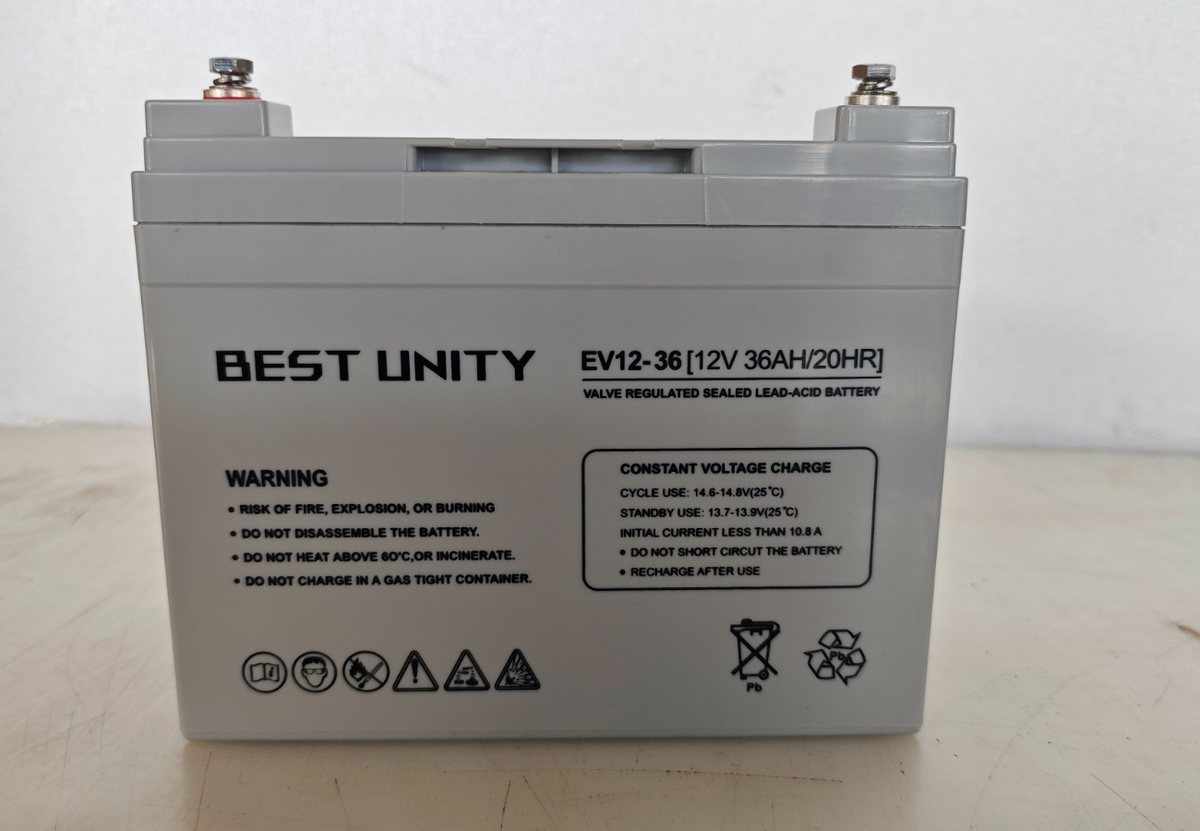 BEST UNITY - Batería Sellada AGM 12V 36Ah EV12-36 - imagen 2