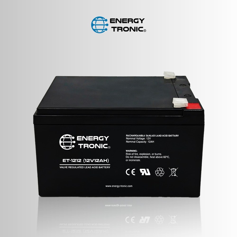 ENERGY-TRONIC - Batería Sellada 12V 12Ah ET-1212