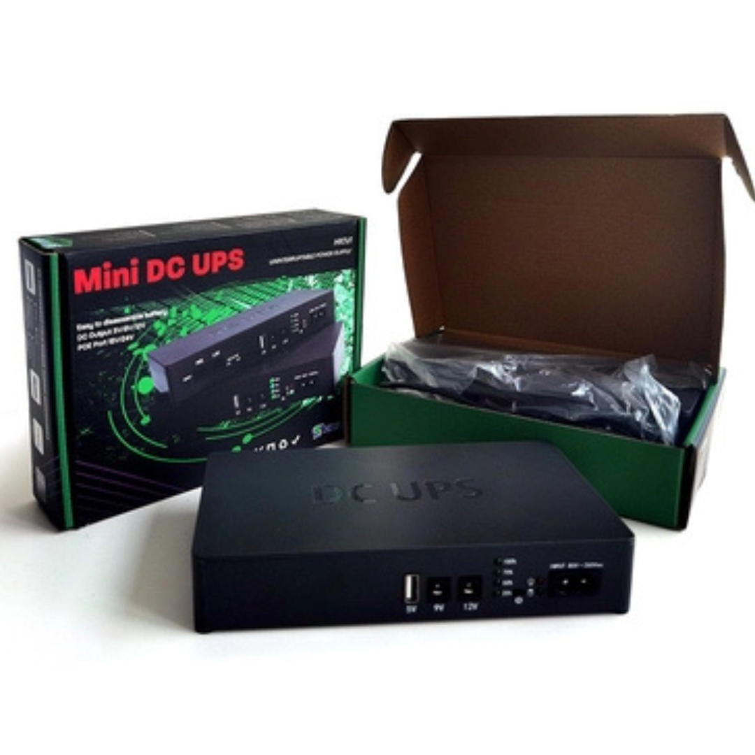 Mini UPS 10400mAh 36W 5V/9V/12V - HKIVI DC1036 - imagen 2