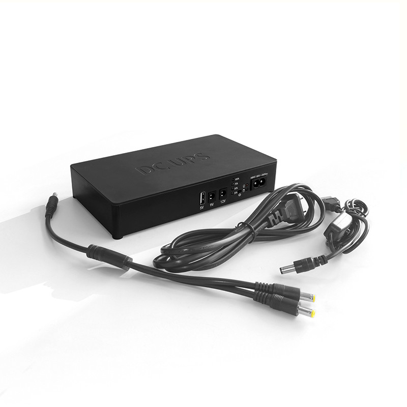 Mini UPS 10400mAh 36W 5V/9V/12V - HKIVI DC1036