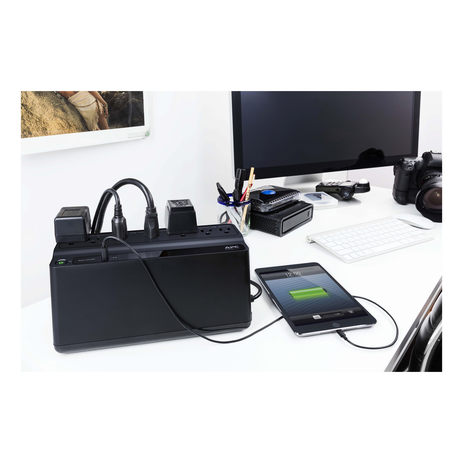 UPS 600VA 330W 120V Offline Torre - APC Back-UPS BE600M1-LM - imagen 3