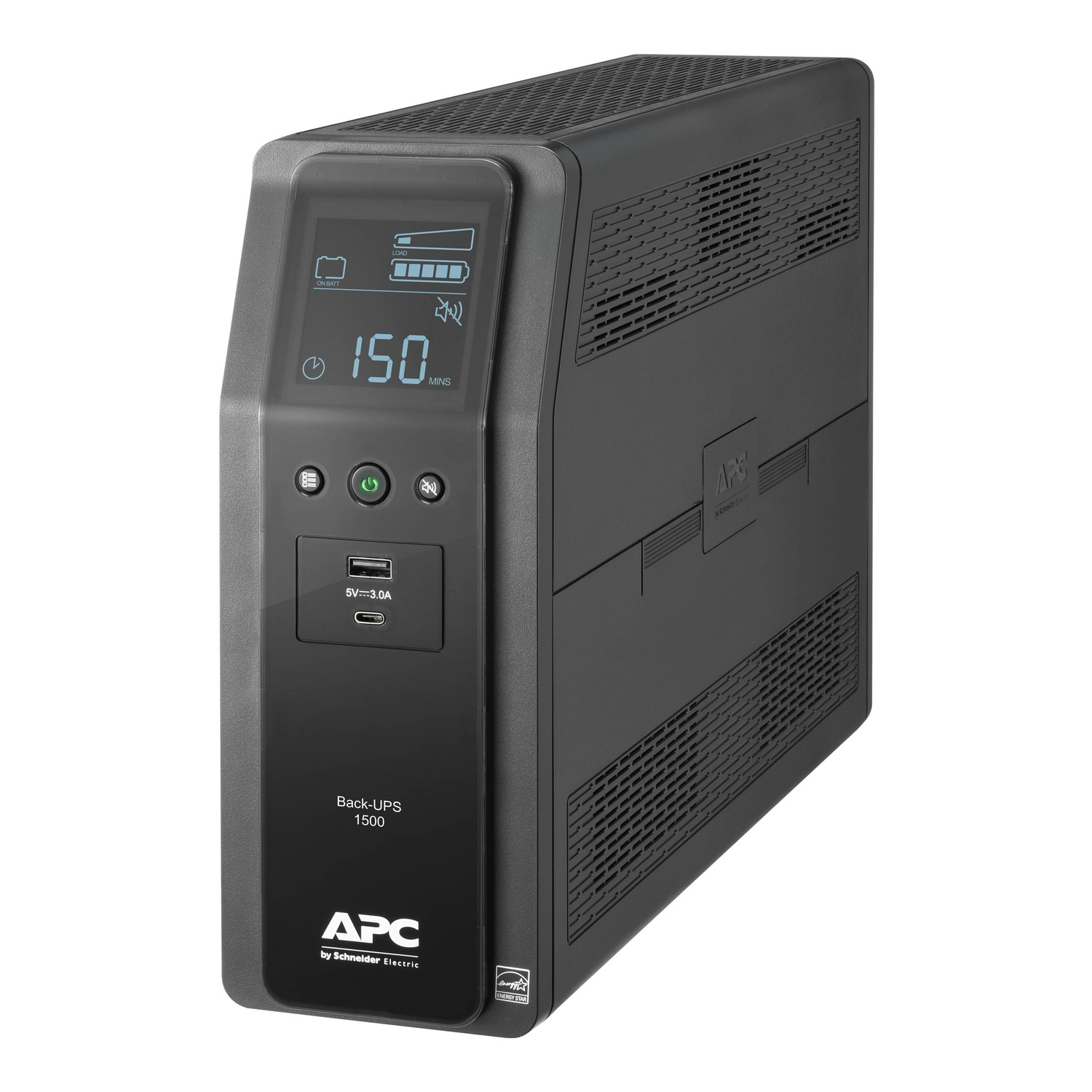 UPS 1500VA 900W 120V Line-Interactive Torre - APC Back-UPS Pro BR1500M2-LM