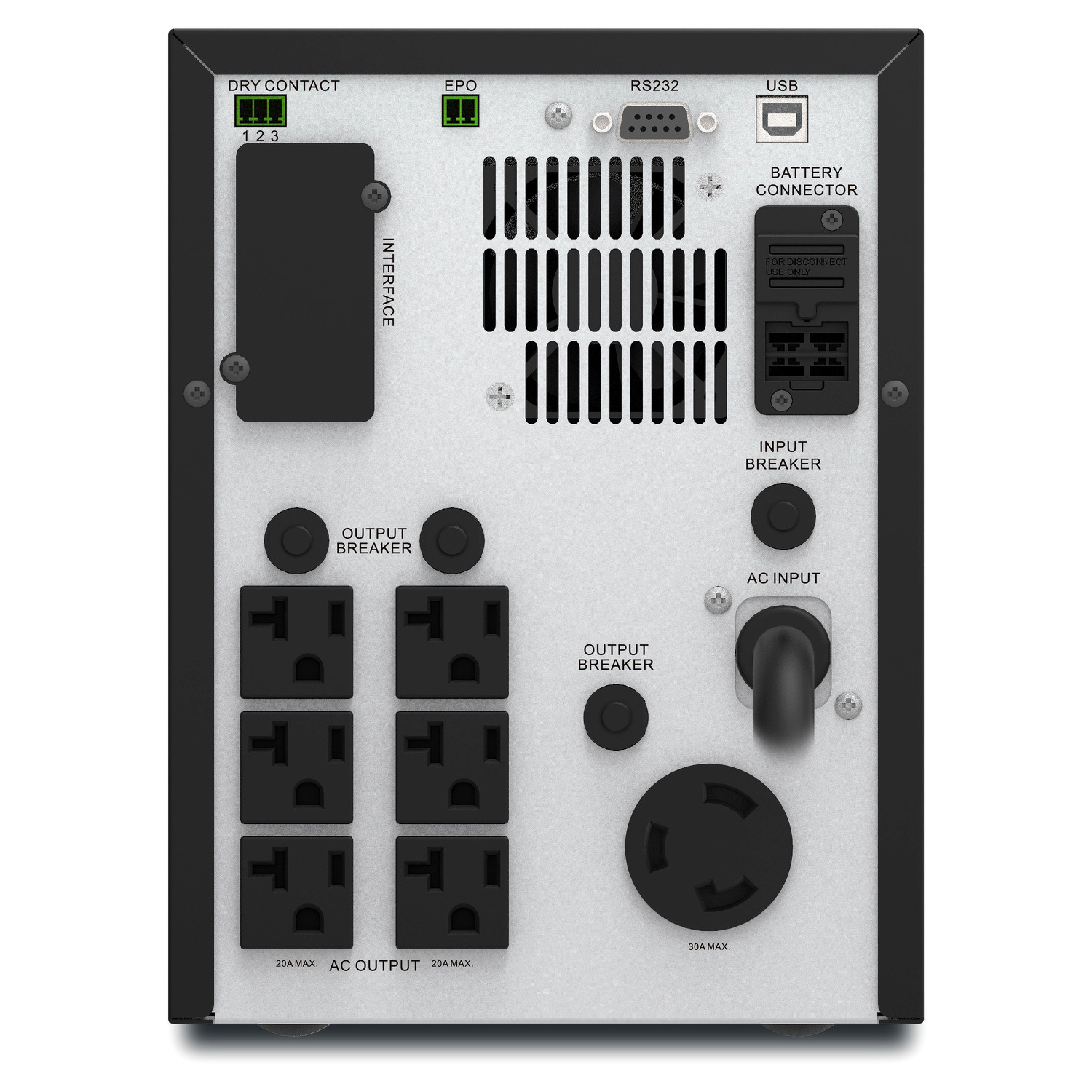UPS 3000VA 2100W 120V Line-Interactive Torre - APC Easy UPS SMV SMV3000CA - imagen 3